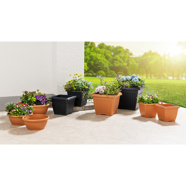 Bild 3 von Powertec Garden Pflanztopf "Lucca" - 2er-Set, rund, Terrakotta, je Ø ca. 30 cm