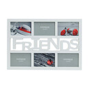 Bild 1 von Fotocollage 6-teilig 48 x 33 cm mit Kunststoffrahmen und „Friends“ Schriftzug