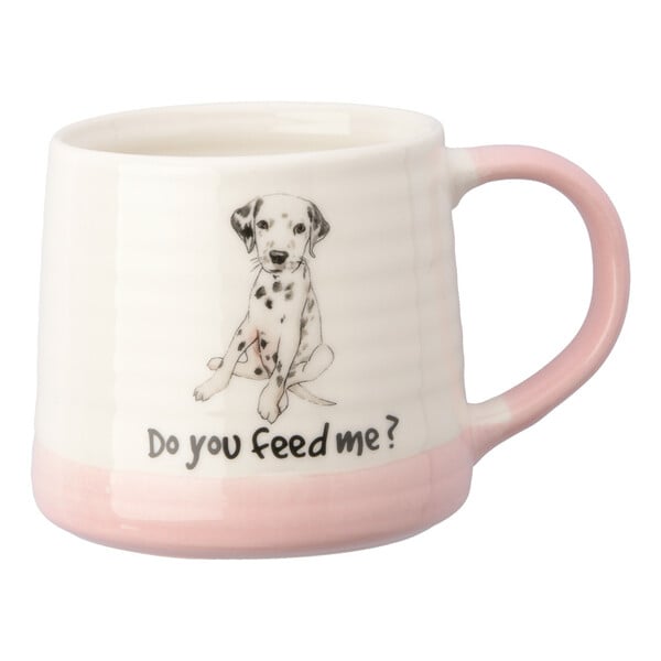 Bild 1 von Tasse mit Hunde-Motiv ROSA / WEISS