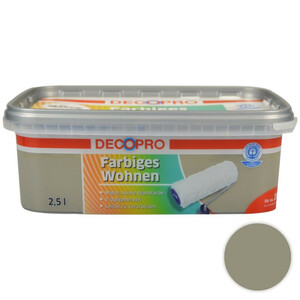 DecoPro Wandfarbe 2,5 Liter nebel matt
