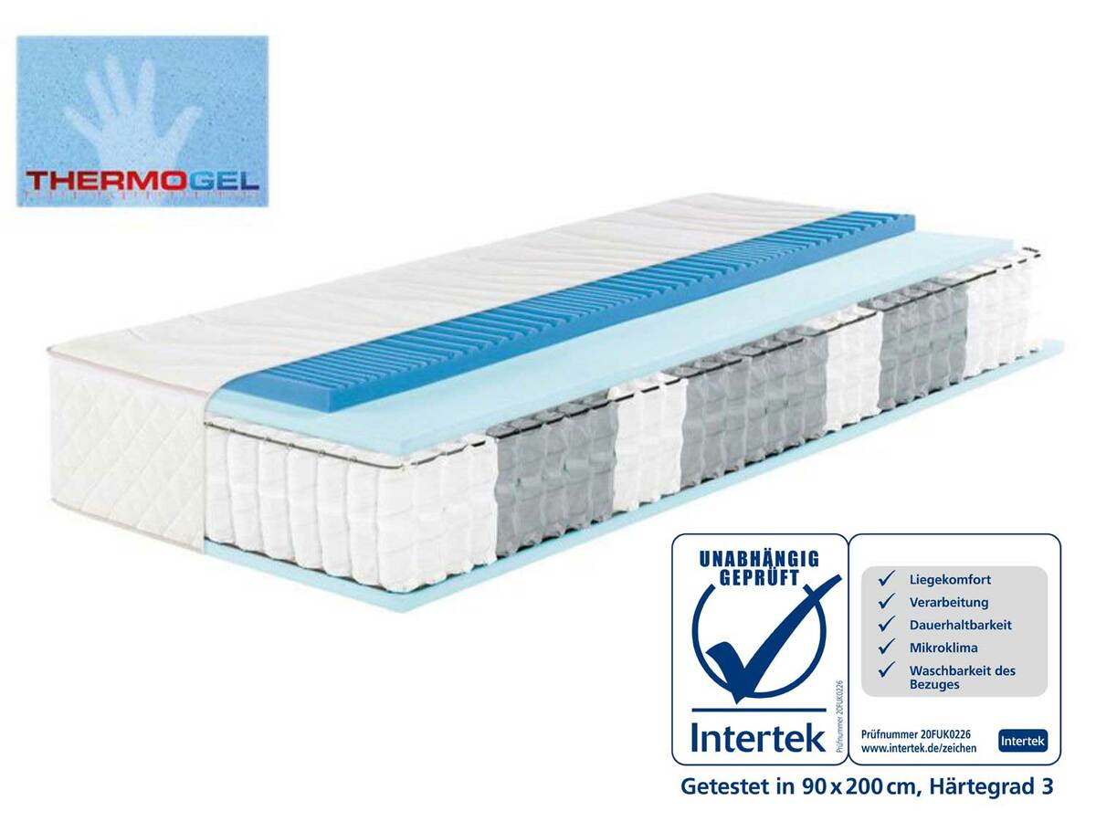 Bild 1 von f.a.n. 7-Zonen Boxspring-Matratze mit integrierter Thermogel-Auflage