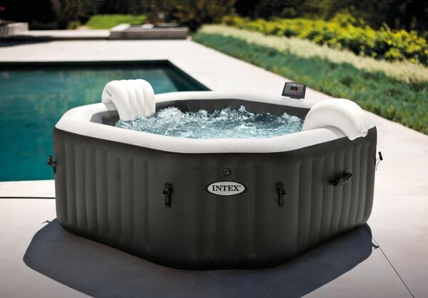 Bild 1 von Intex Pure Spa Octagon Bubble Jet mit Salzwassersystem Ø 201 x 71 cm