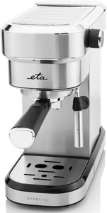 eta Espressomaschine »STRETTO ETA21890000«, Slim-Design, Leistungsaufnahme 1350 W, Wassertank 750 ml und Pumpendruck bis zu 15 Bar