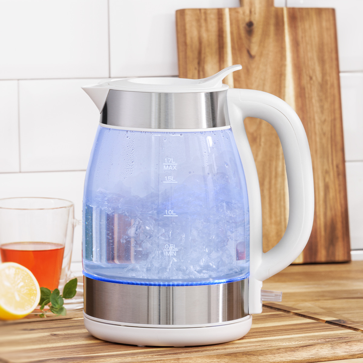 Bild 2 von Cook o´ Fino Glaswasserkocher, 2.200 Watt - Weiß