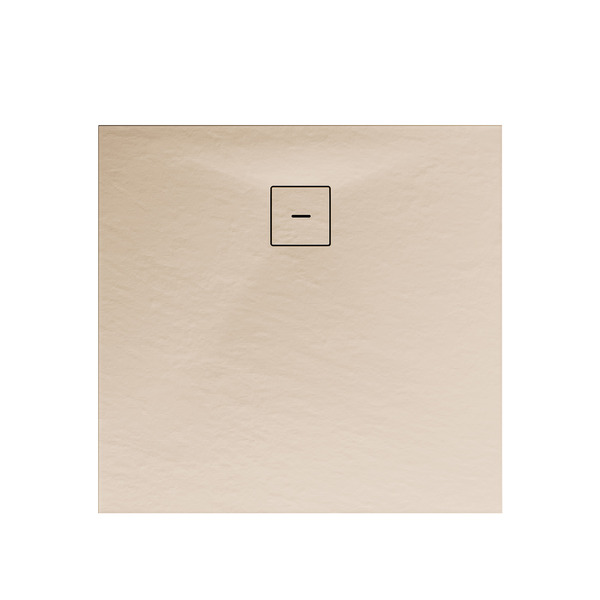 Bild 1 von Schulte Duschwanne, Mineralguss, flach, sand, quadratisch, 90 x 90 x 4 cm