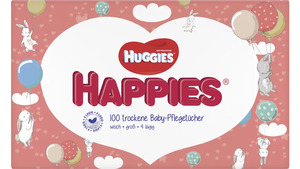 HUGGIES HAPPIES trockene Baby-Pflegetücher