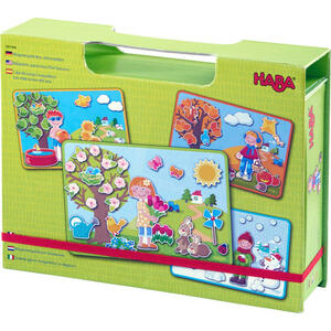 Haba Magnetspiel Jahreszeiten  Mehrfarbig  Kunststoff