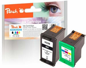 Peach Spar Pack Druckköpfe kompatibel zu HP No. 339, C8767E, No. 344, C9363E