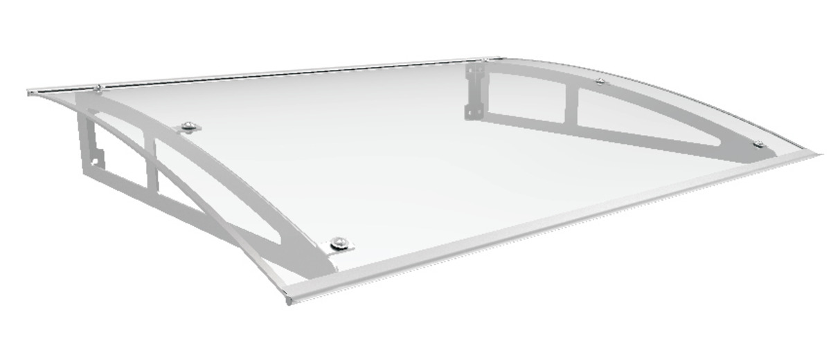 Bild 2 von Powertec Garden Aluminium Überdachung 140 x 90 cm 2,2 mm Dicke