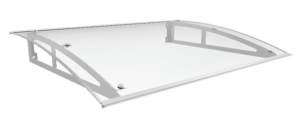 Bild 2 von Powertec Garden Aluminium Überdachung 140 x 90 cm 2,2 mm Dicke