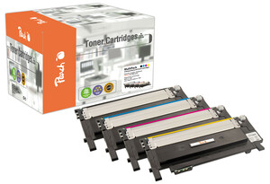 Peach Spar Pack Tonermodule kompatibel zu Samsung CLT-406S-series