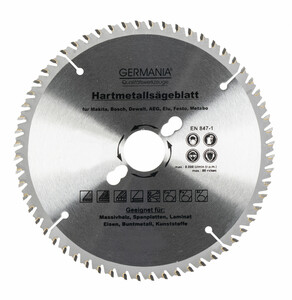 Germania HM Multifunktionssägeblatt Ø 210 mm mit 60 Zähnen