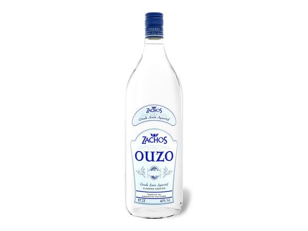 Bild 1 von ZACHOS 2-Liter-Flasche Ouzo 40% Vol
