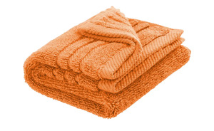 LAVIDA Gästetuch  Soft Cotton orange reine Micro-Baumwolle, Baumwolle Maße (cm): B: 30 Heimtextilien