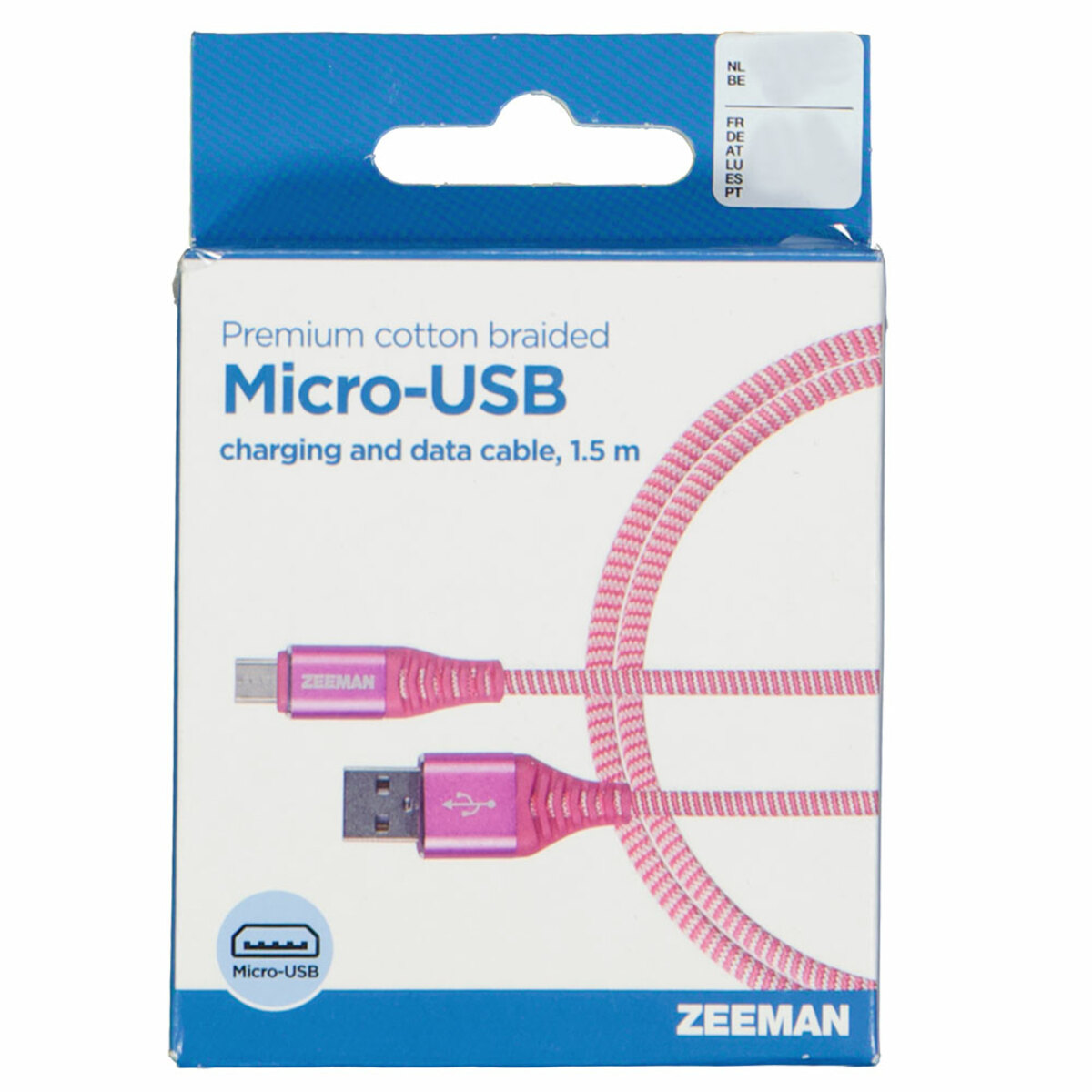 Bild 1 von Handy-Ladekabel, Rosa, 150 cm