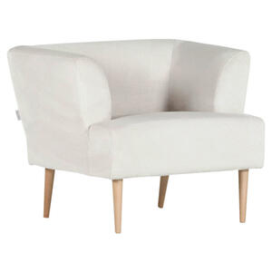Hom`in Sessel  Weiß  Textil