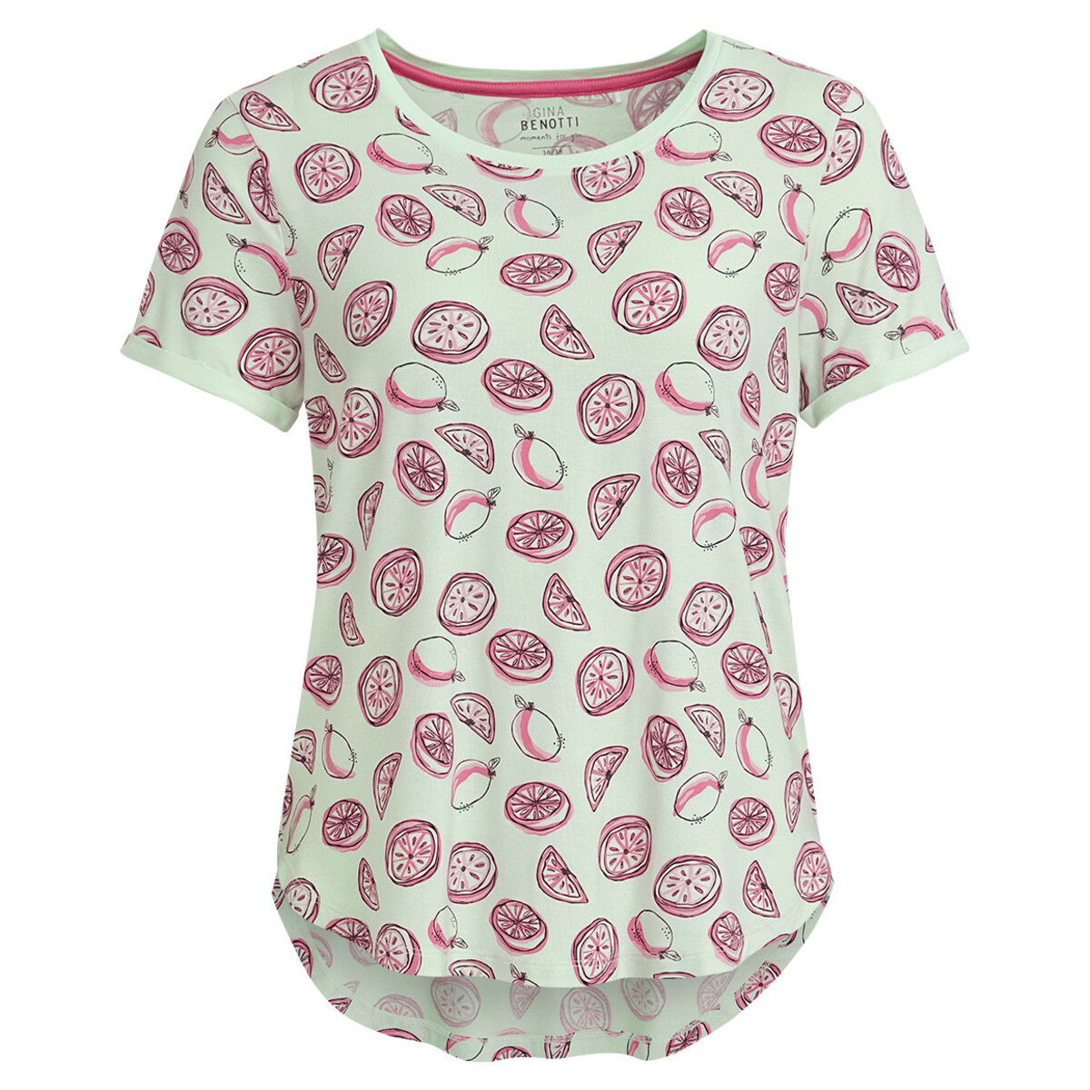 Bild 1 von Damen Schlafshirt mit Früchte-Print MINTGRÜN