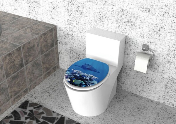 Bild 1 von Duschwell MDF WC-Sitz 3D Meerswelt