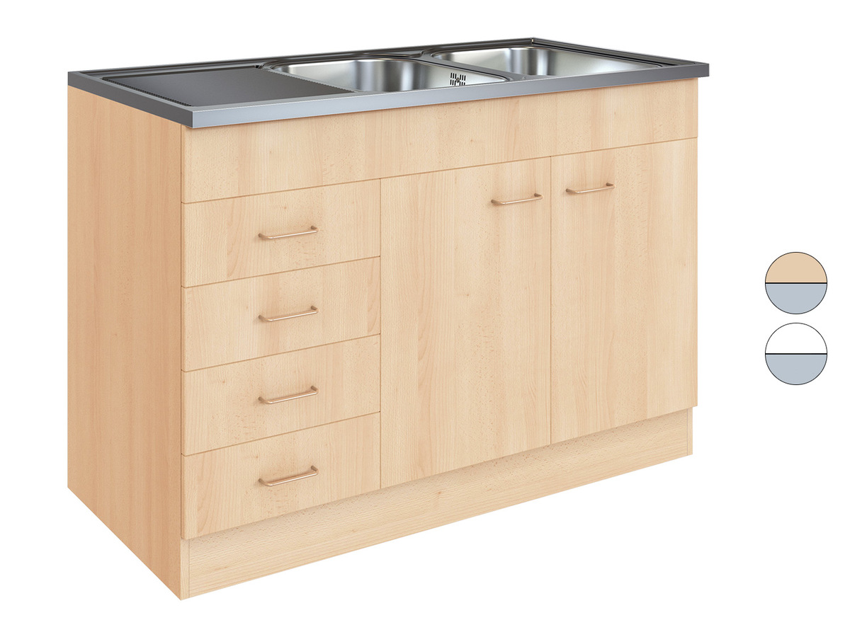 Bild 1 von HELD Start Spülenschrank Doppelbecken 120x85x60 cm