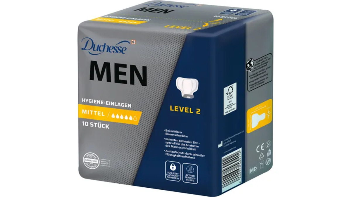 Bild 1 von Duchesse MEN Hygiene-Einlagen Level 2