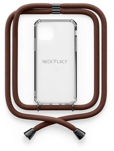Necklace Case Schutz-/Design-Cover für iPhone 12 Pro/12 Pro Max noisette brown gunmetal