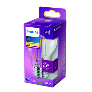 Philips LED classic A60 2,2 W E27 warmweiß 250 lm