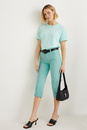 Bild 1 von C&A Capri Jeans-Mid Waist-Slim Fit, Grün, Größe: 44
