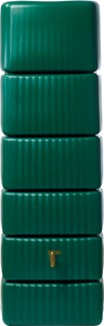 4rain SLIM Wandtank 330 Liter dunkelgrün