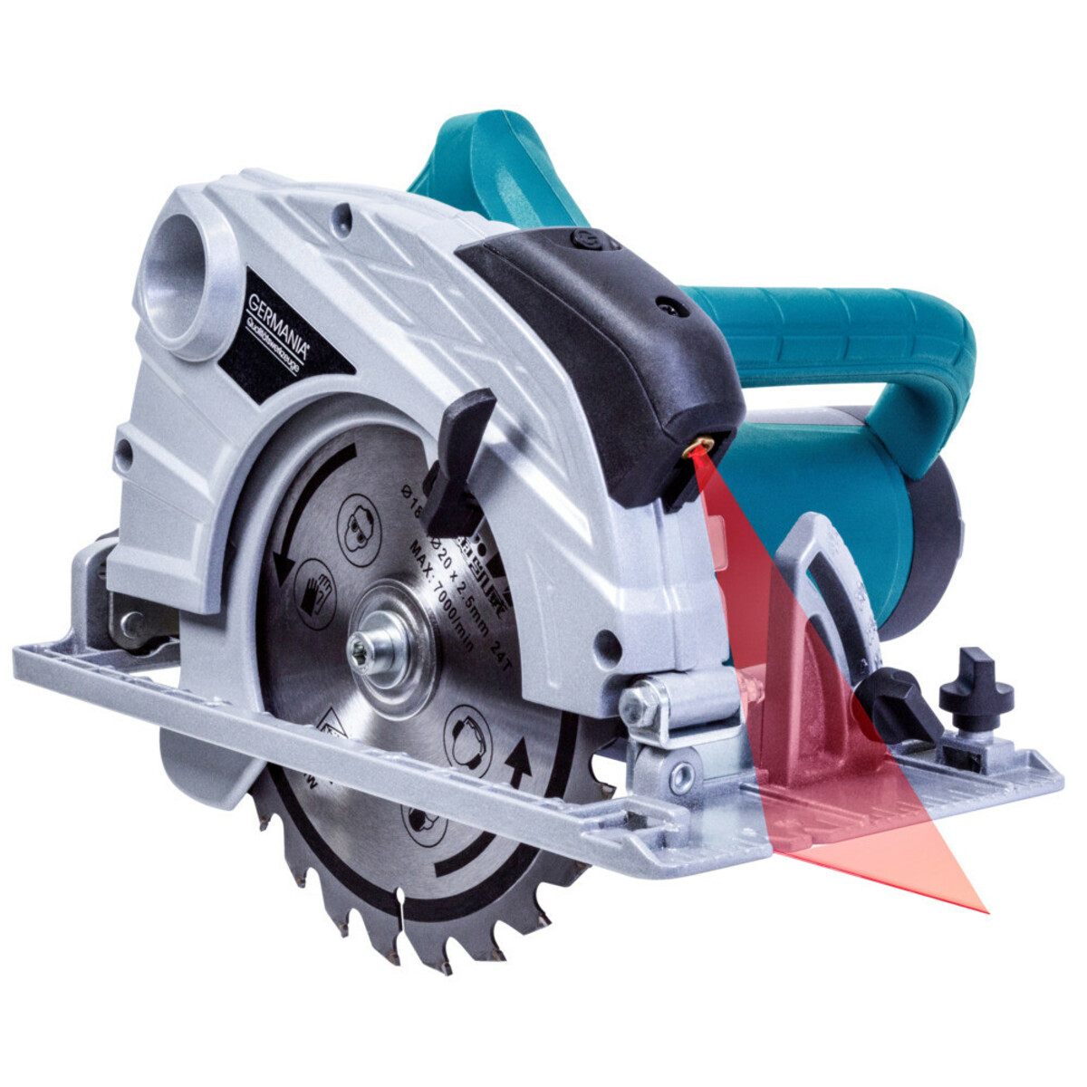 Germania Handkreissäge 1400 Watt mit Linienlaser von Sonderpreis ...