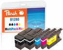 Bild 2 von Peach Spar Pack Plus Tintenpatronen, XL-Füllung, kompatibel zu Brother LC-1280