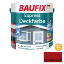 Bild 1 von BAUFIX 2in1 Express Deckfarbe skandinavisch rot 2-er Set