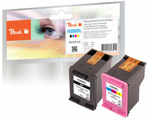 Peach Spar Pack Druckköpfe kompatibel zu HP No 300XL black, CC641EE, No 300XL color, CC644EE