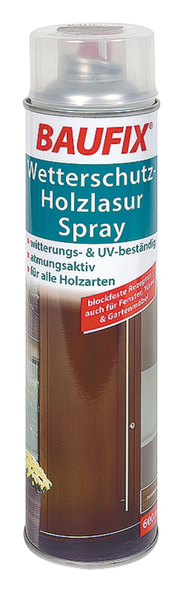 Bild 1 von Baufix Wetterschutz-Holzlasur Spray, ebenholz