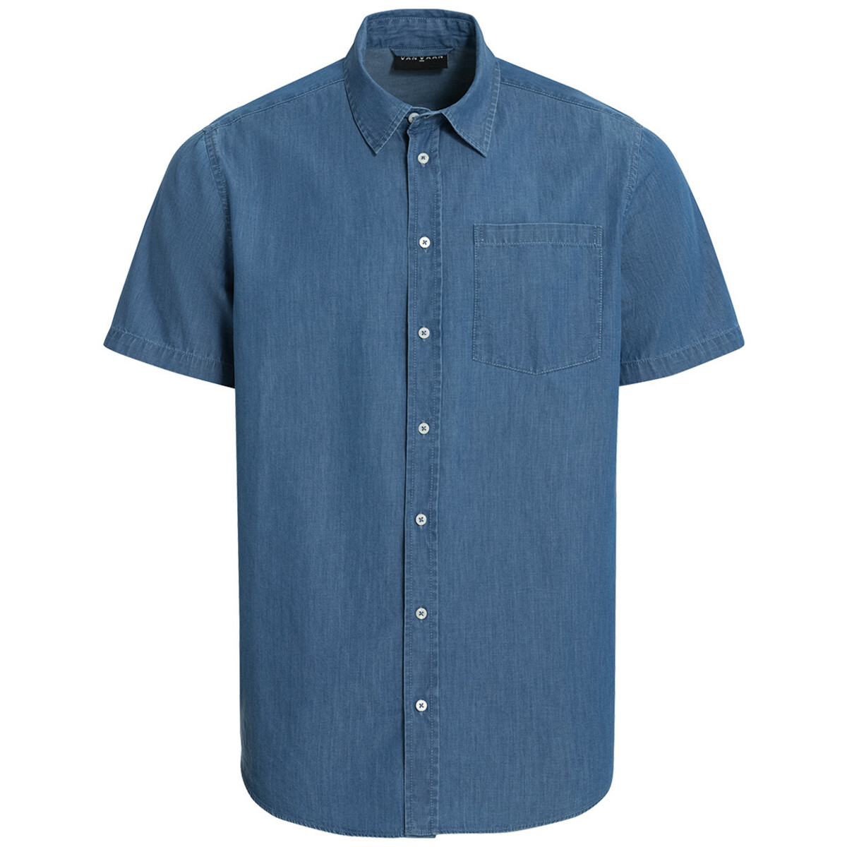 Bild 1 von Herren Hemd in Jeans-Optik BLAU