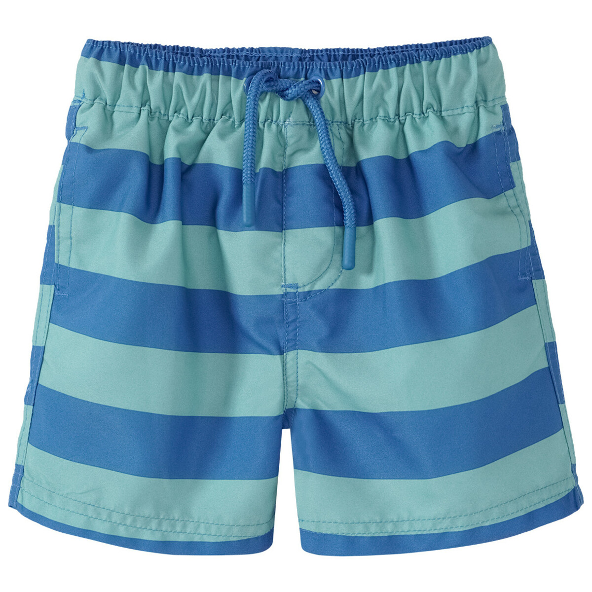 Bild 1 von Baby Badeshorts mit Streifen BLAU / TÜRKIS
