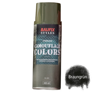 Baufix Camouflage-Sprühlacke - Braungrün