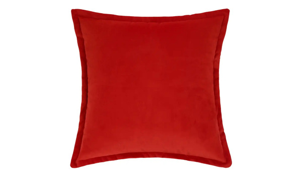 Bild 1 von HOME STORY Kissen  Charlotte rot 100% Polyesterfüllung, 420gr. Maße (cm): B: 48 Heimtextilien