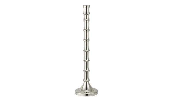 Bild 1 von Kerzenhalter silber Aluminum Maße (cm): H: 46  Ø: [12.0] Dekoration