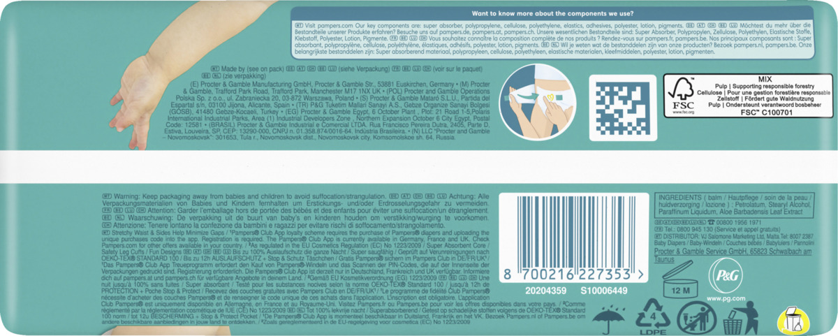 Bild 1 von Pampers baby-dry Windeln Gr.6 (13-18kg)