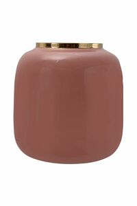 Kayoom Vase Art Deco 545 Rosa / Gold