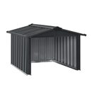 Bild 1 von Mähroboter Garage mit Satteldach   Rasenmäher Dach Carport aus Metall   86 × 98 × 63 cm