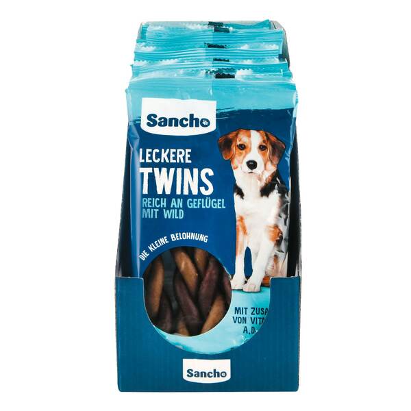 Bild 1 von Sancho Hundesnack Twins 5 ST / 100 g, 22er Pack