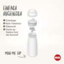 Bild 4 von NUK Mini-Me Sip Trinkflasche Edelstahl flieder 300ml, ab 9 Monate