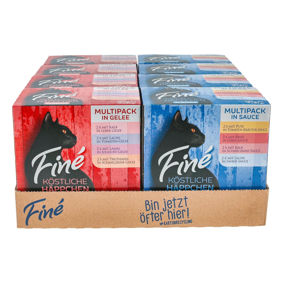 Bild 1 von Finé Köstliche Häppchen verschiedene Sorten 680g, 8er Pack