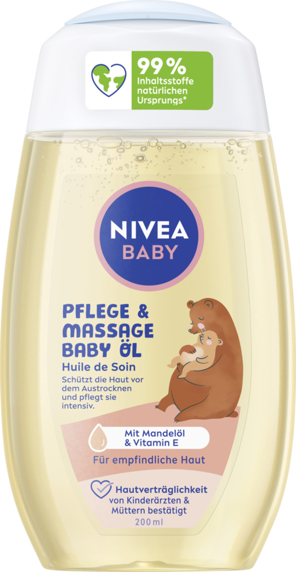 Bild 1 von NIVEA BABY Pflege & Massage Baby Öl, 200 ml