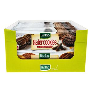 BioBio Hafercookies schokoliert 200 g, verschiedene Sorten, 20er Pack