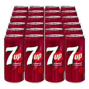 Seven Up Cherry 0,33 Liter, 24er Pack