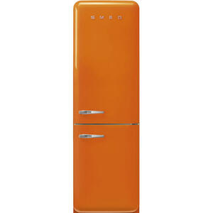 Smeg Kühl-Gefrier-Kombination  Orange  Metall