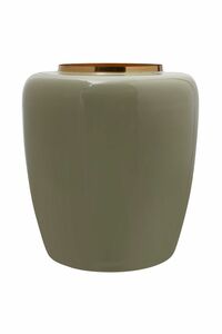 Kayoom Vase Art Deco 125 Mint / Gold