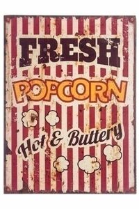 MyFlair Holzschild "Popcorn"